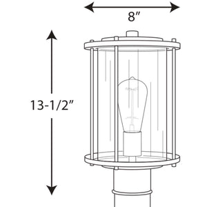 Progress Lighting - P540020-020 - One Light Post Lantern - Gunther - Antique Bronze