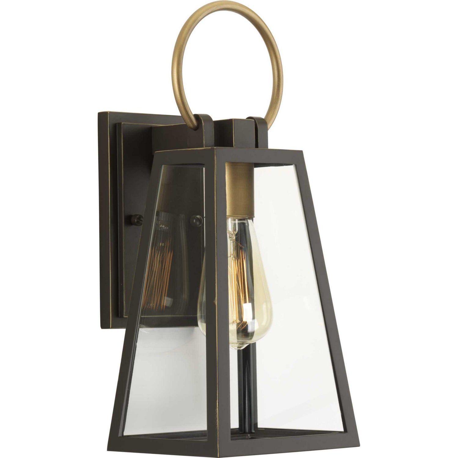 Progress Lighting - P560077-020 - One Light Wall Lantern - Barnett - Antique Bronze