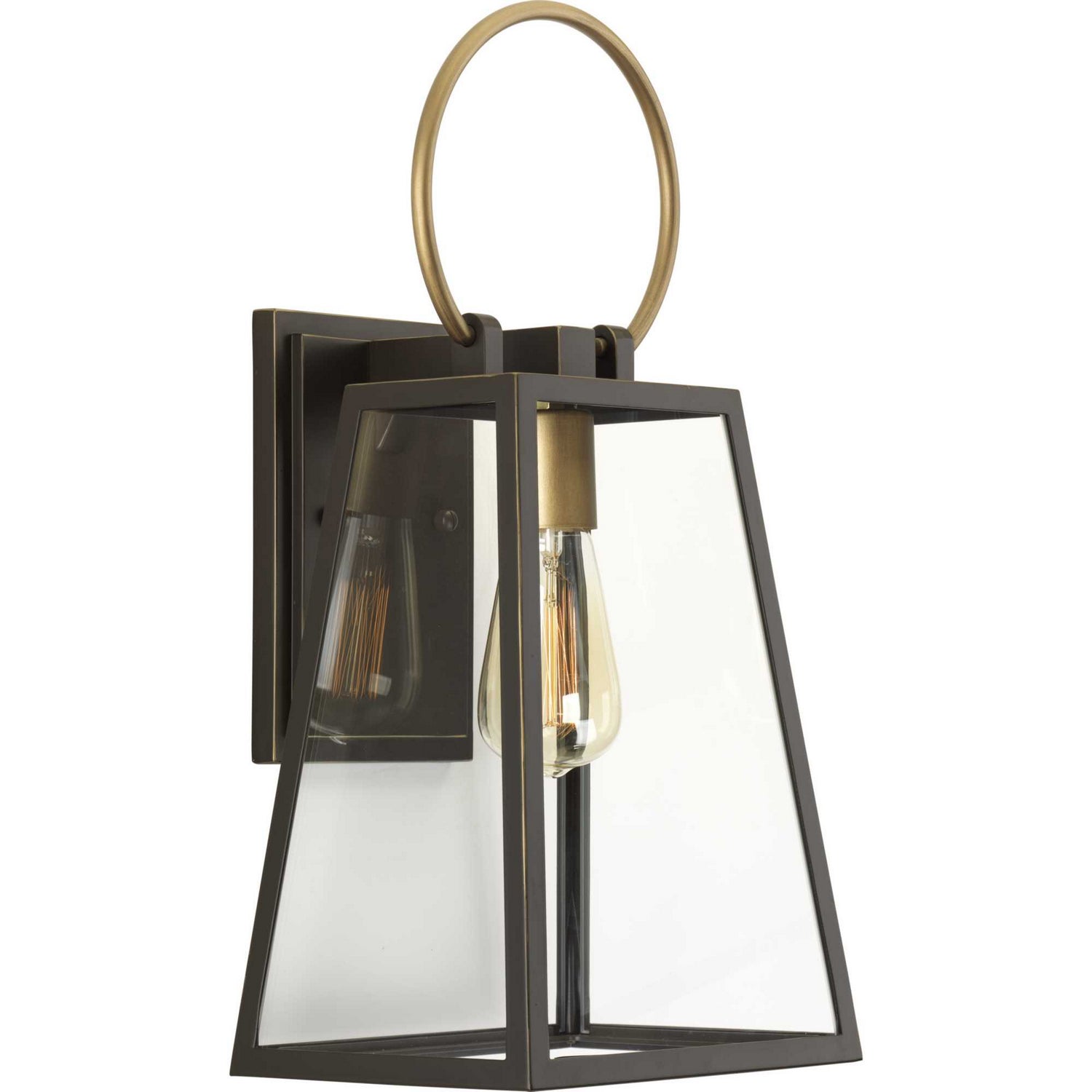 Progress Lighting - P560078-020 - One Light Wall Lantern - Barnett - Antique Bronze