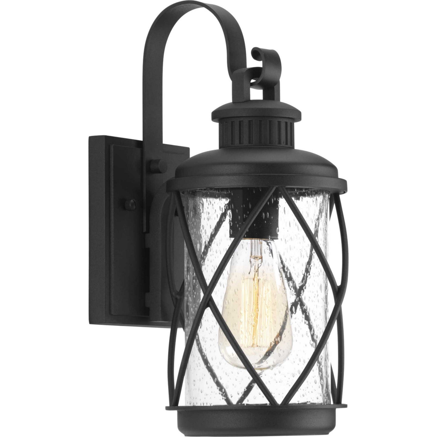 Progress Lighting - P560080-031 - One Light Wall Lantern - Hollingsworth - Black