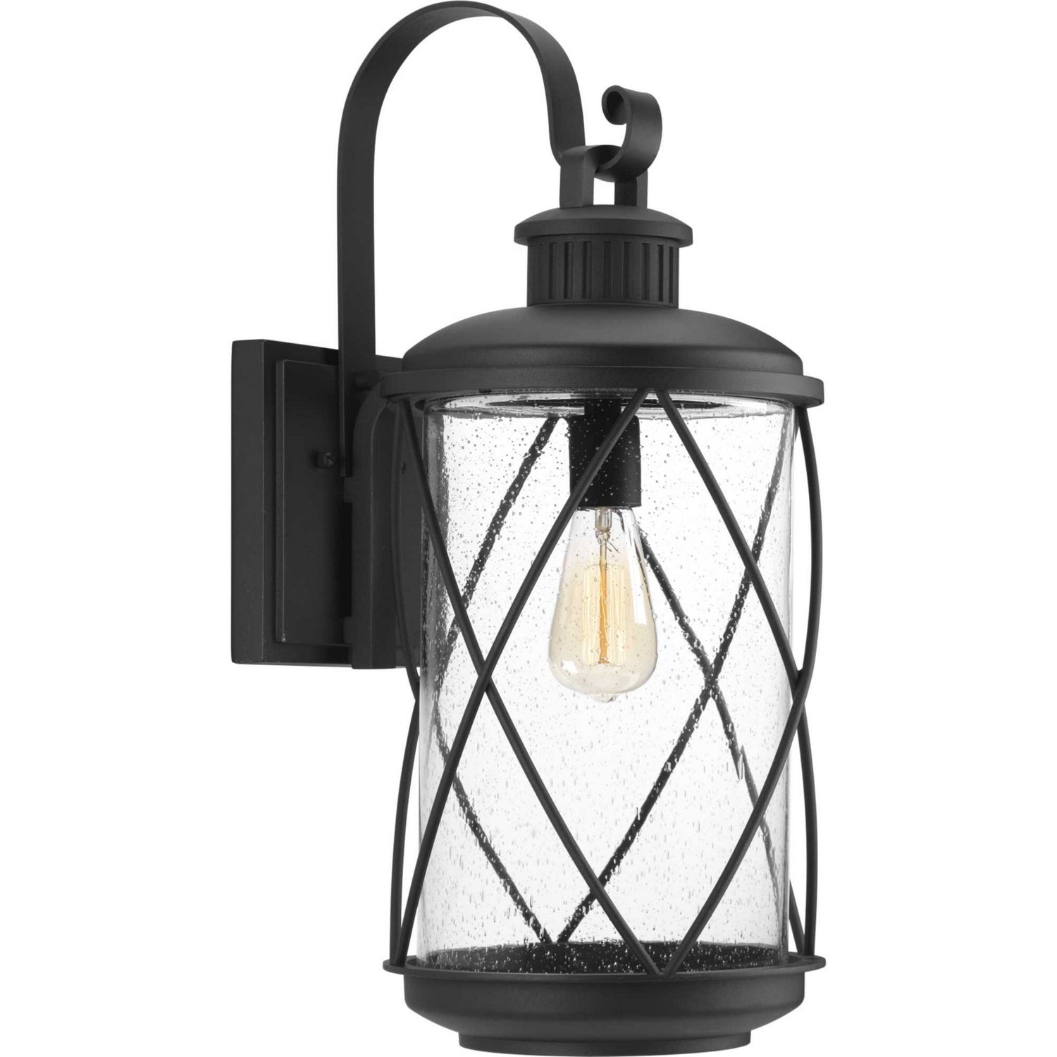 Progress Lighting - P560082-031 - One Light Wall Lantern - Hollingsworth - Black