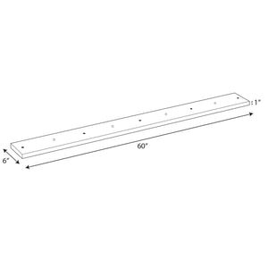 Progress Lighting - P860004-143 - Canopy - Accessory Canopy - Graphite