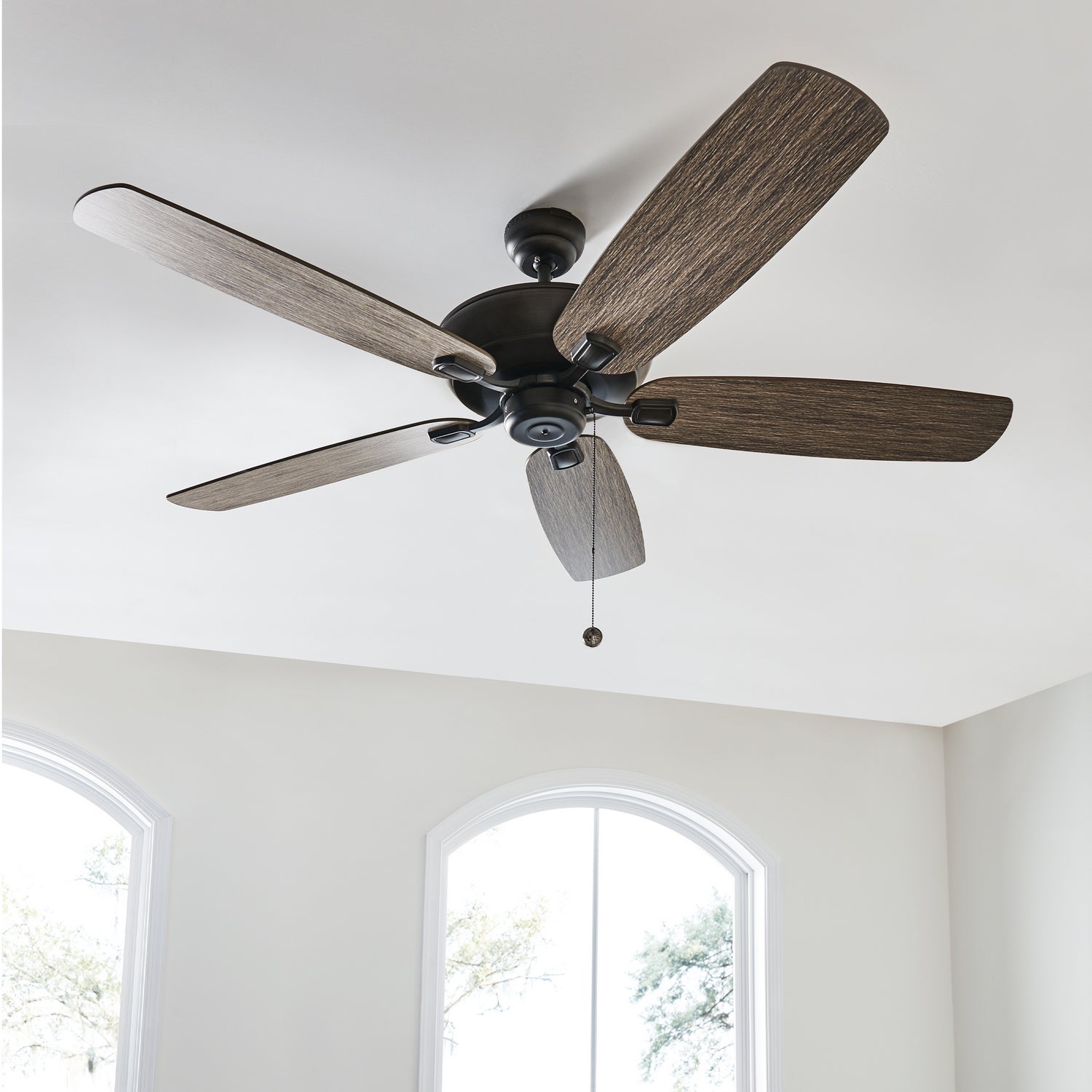 Generation Lighting. - 5CSM60AGP - 60" Ceiling Fan - Colony - Aged Pewter