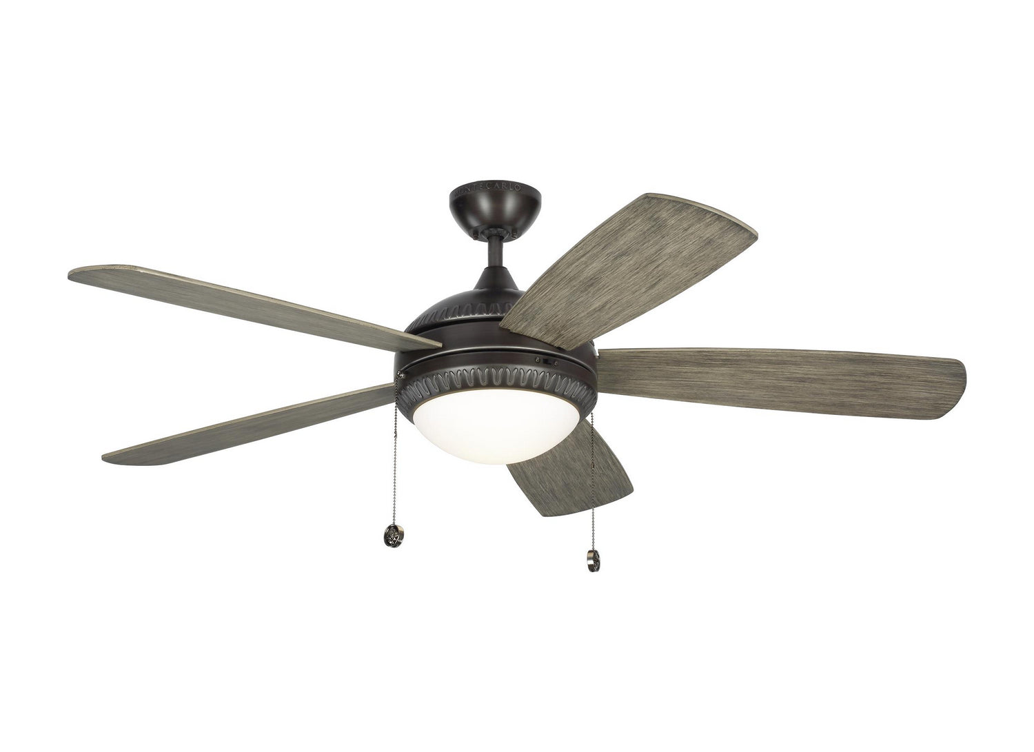 Generation Lighting. - 5DIO52AGPD - 52"Ceiling Fan - Discus - Aged Pewter