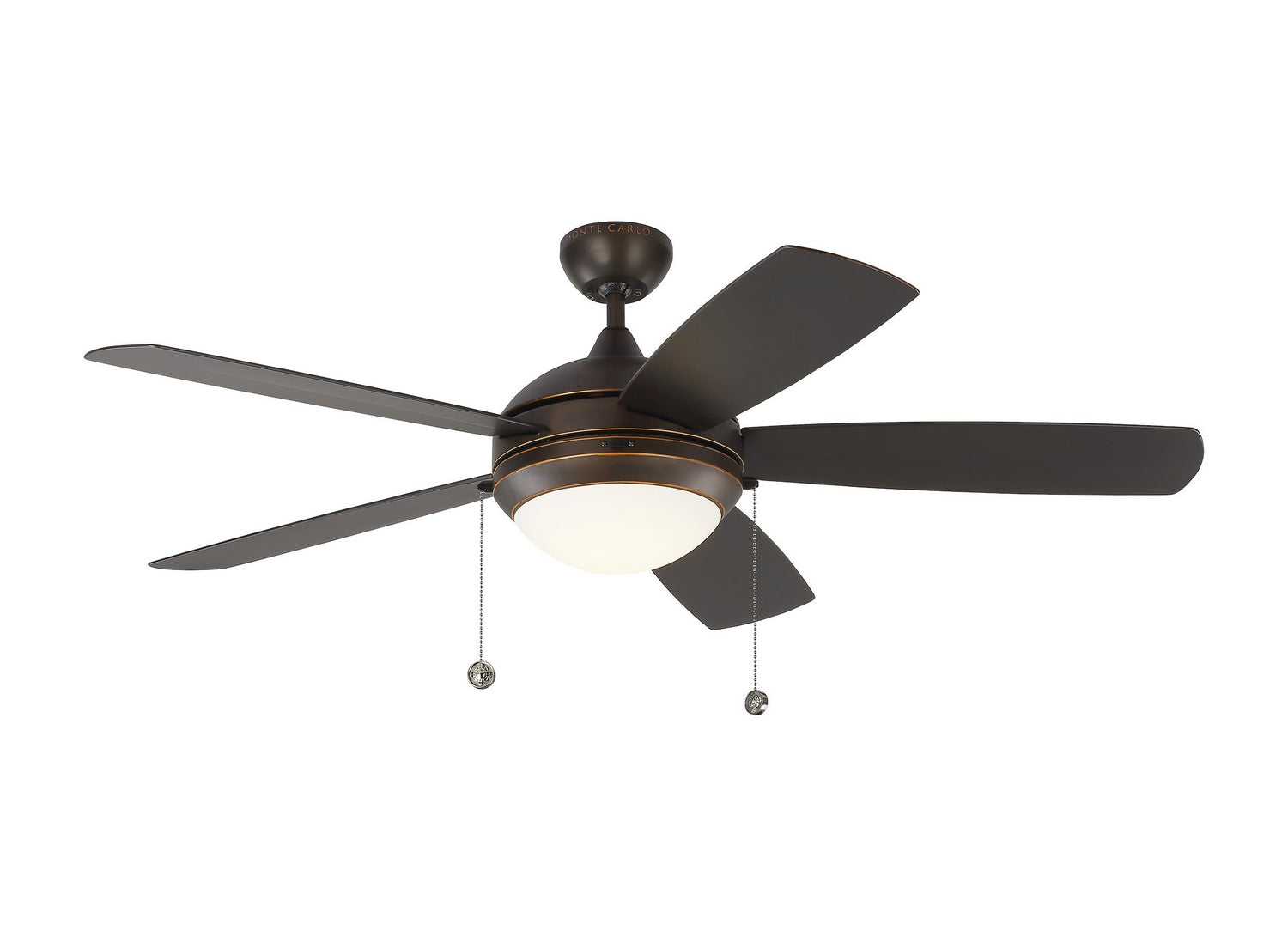 Generation Lighting. - 5DIW52RBD - 52"Ceiling Fan - Discus - Roman Bronze