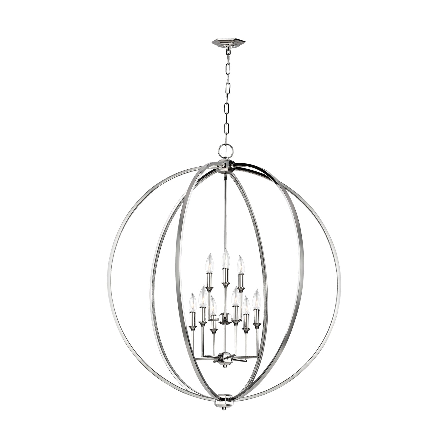 Visual Comfort Studio - F3058/9PN - Nine Light Chandelier - Corinne - Polished Nickel