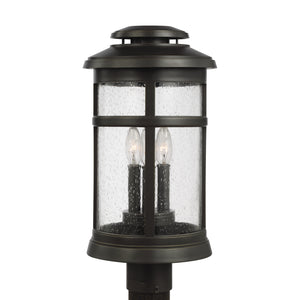 Visual Comfort Studio - OL14307ANBZ - Three Light Outdoor Post Lantern - Newport - Antique Bronze