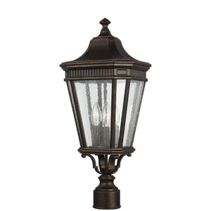 Generation Lighting. - OL5427GBZ - Three Light Post/Pier Lantern - Cotswold Lane - Grecian Bronze