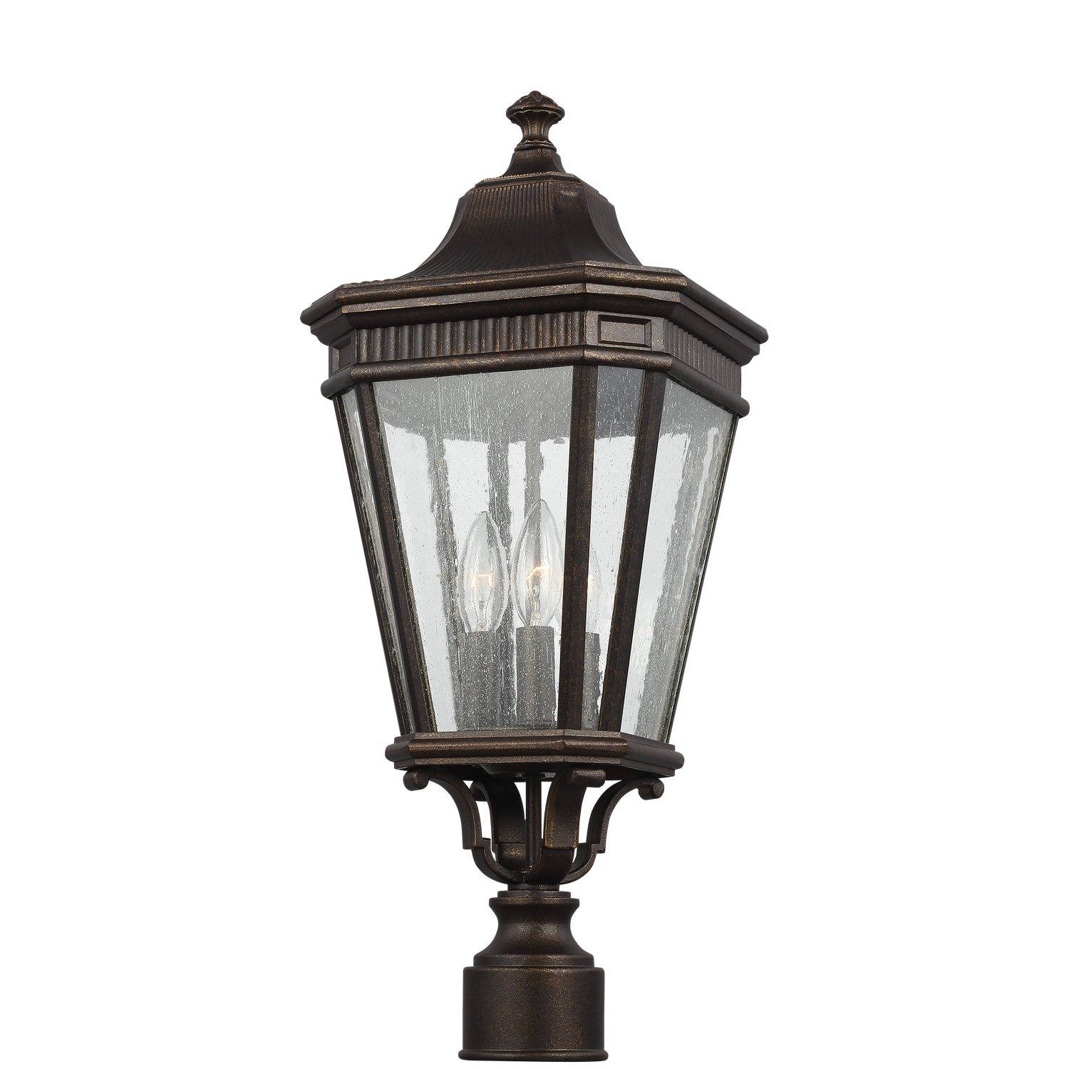 Generation Lighting. - OL5427GBZ - Three Light Post/Pier Lantern - Cotswold Lane - Grecian Bronze