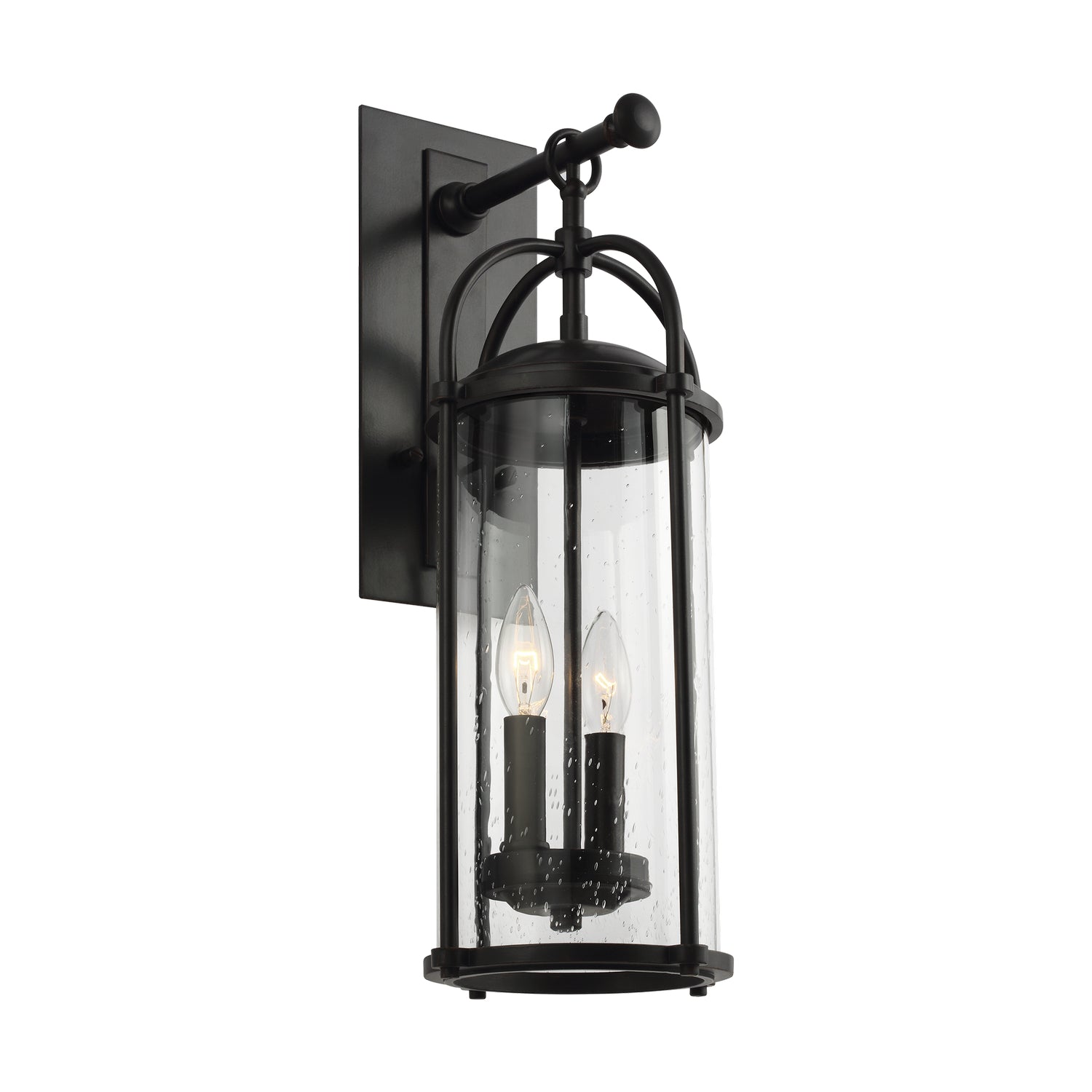 Generation Lighting. - OL7622ES - Two Light Outdoor Wall Lantern - Dakota - Espresso