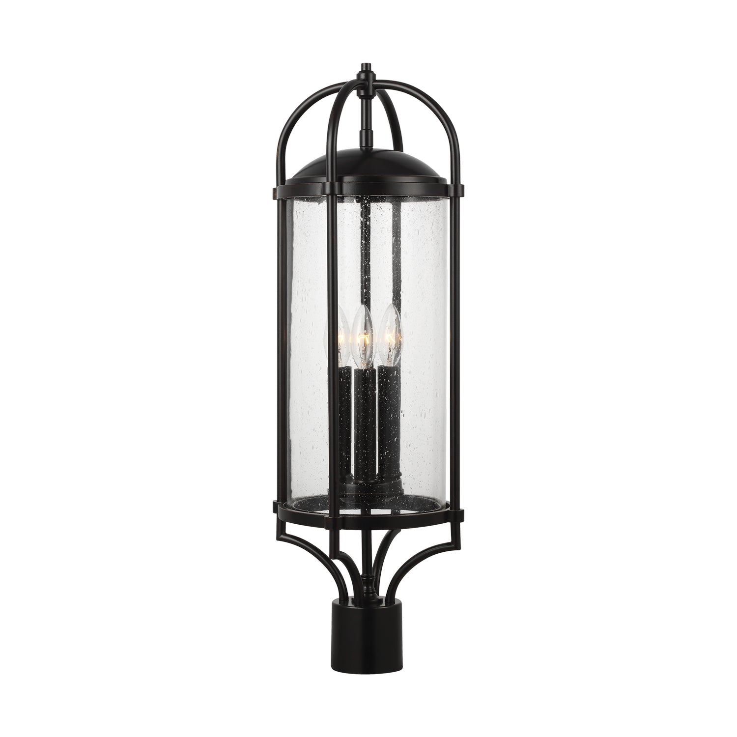 Generation Lighting. - OL7627ES - Three Light Post/Pier Lantern - Dakota - Espresso