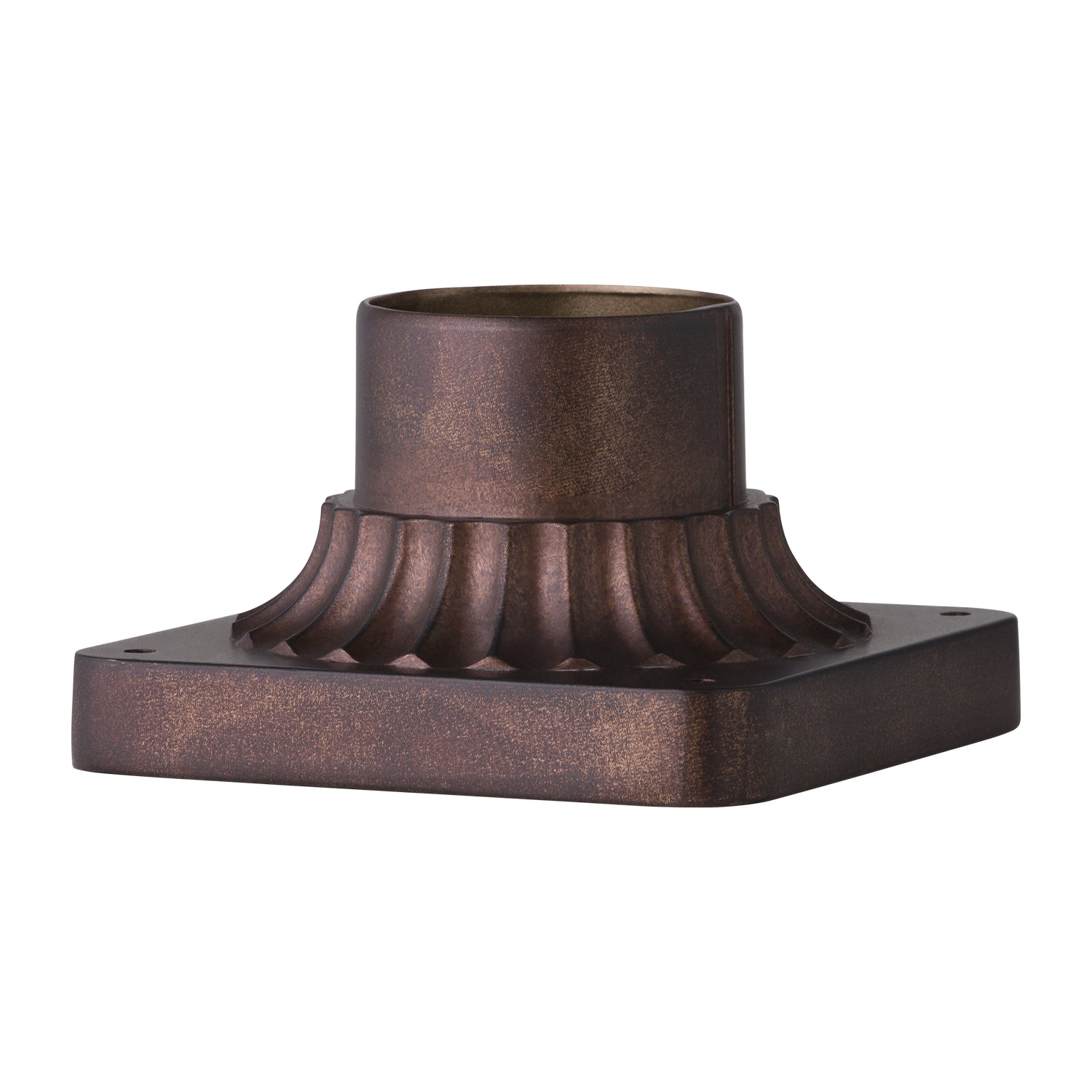 Generation Lighting. - PIERMOUNT-PTBZ - Pier Mount Base - Outdoor Pier Mounts - Patina Bronze