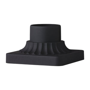 Generation Lighting. - PIERMOUNT-TXB - Pier Mount Base - Outdoor Pier Mounts - Textured Black