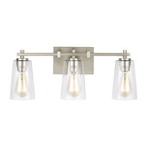 Visual Comfort Studio - VS24303SN - Three Light Vanity - Mercer - Satin Nickel