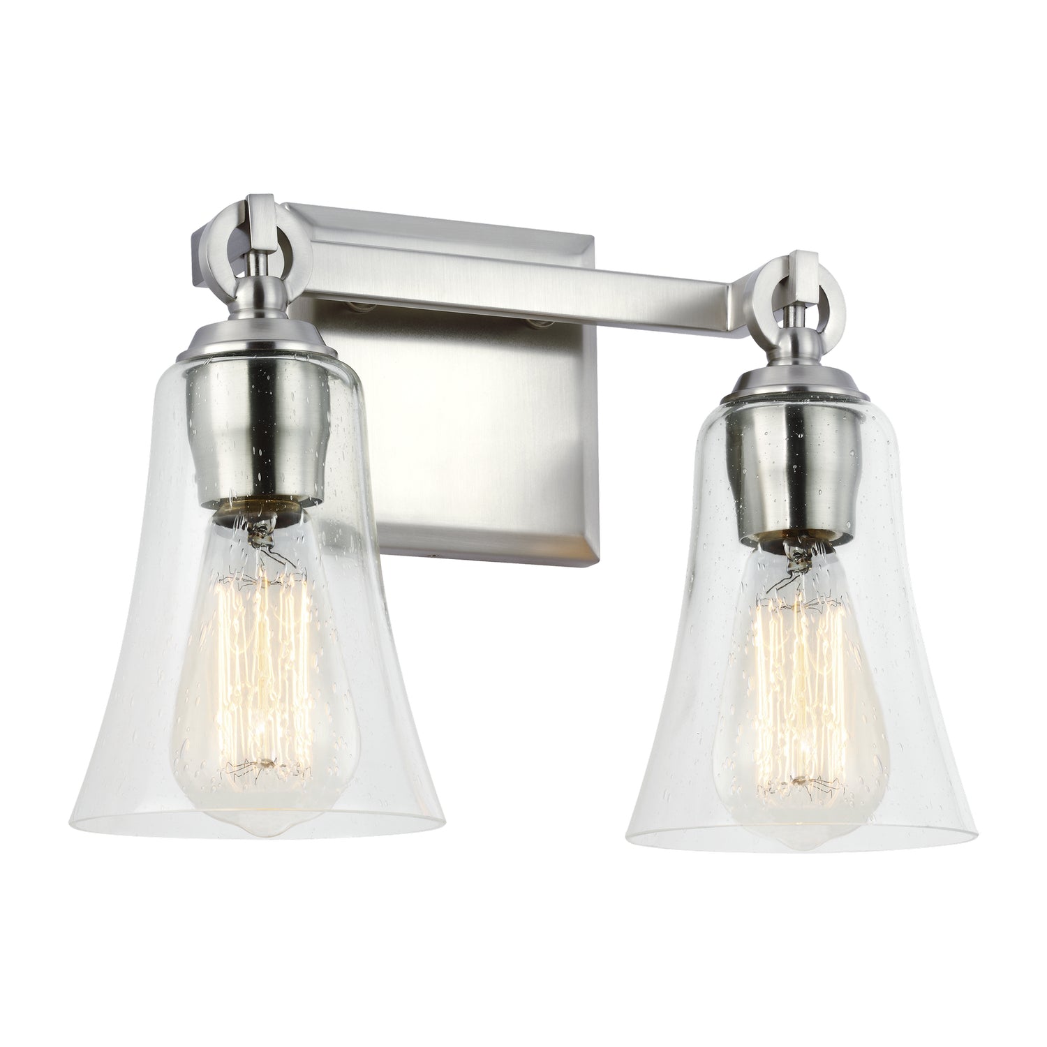 Visual Comfort Studio - VS24702SN - Two Light Vanity - Monterro - Satin Nickel