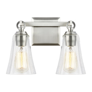 Visual Comfort Studio - VS24702SN - Two Light Vanity - Monterro - Satin Nickel