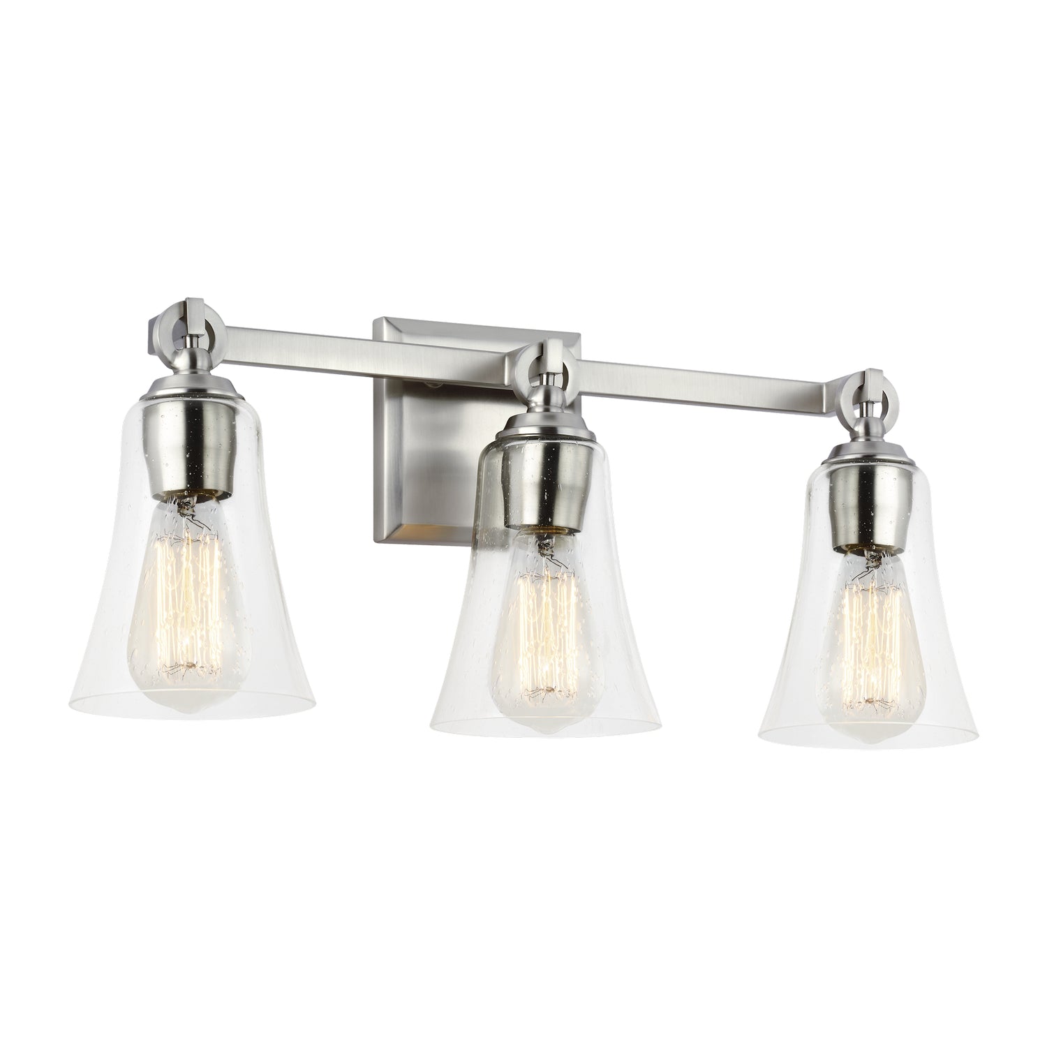 Visual Comfort Studio - VS24703SN - Three Light Vanity - Monterro - Satin Nickel