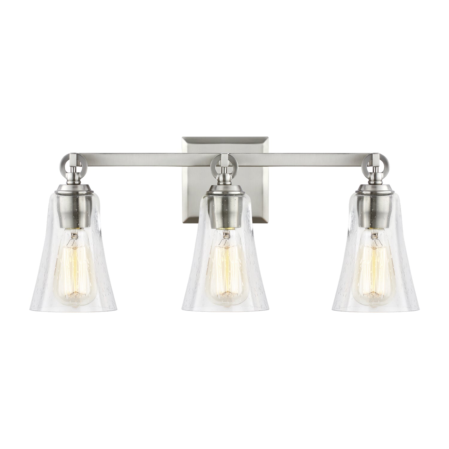 Visual Comfort Studio - VS24703SN - Three Light Vanity - Monterro - Satin Nickel