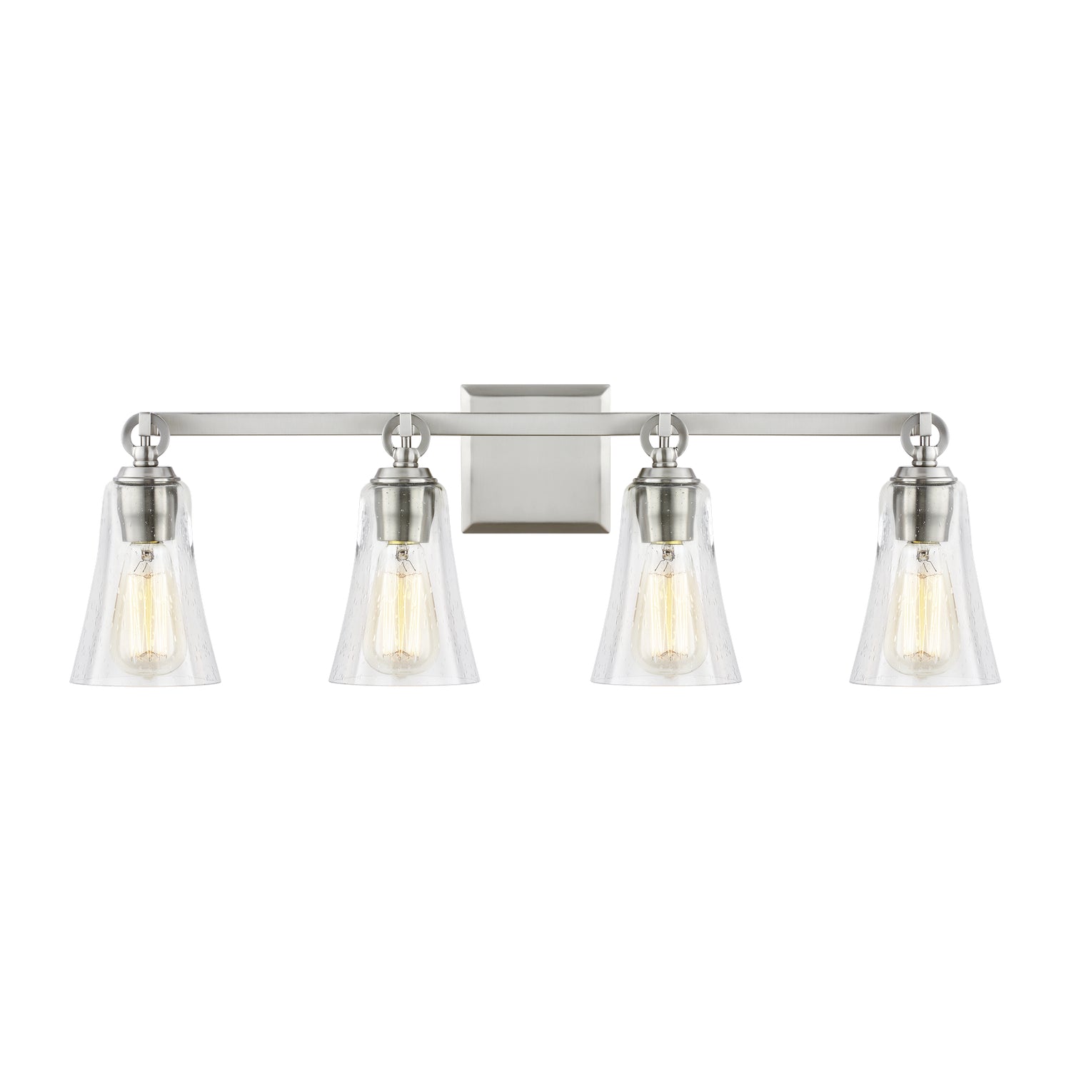 Visual Comfort Studio - VS24704SN - Four Light Vanity - Monterro - Satin Nickel