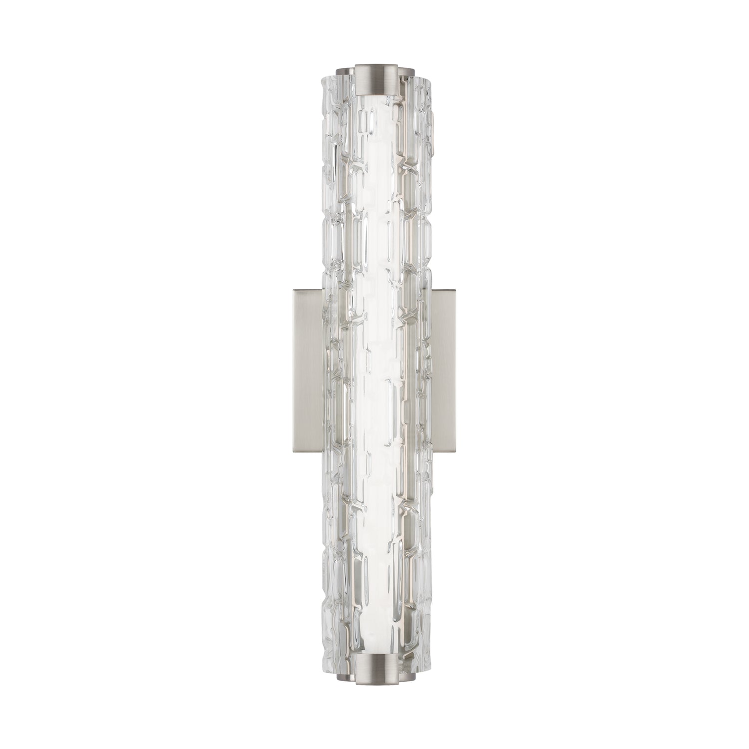 Visual Comfort Studio - WB1876SN-L1 - LED Wall Sconce - Cutler - Satin Nickel