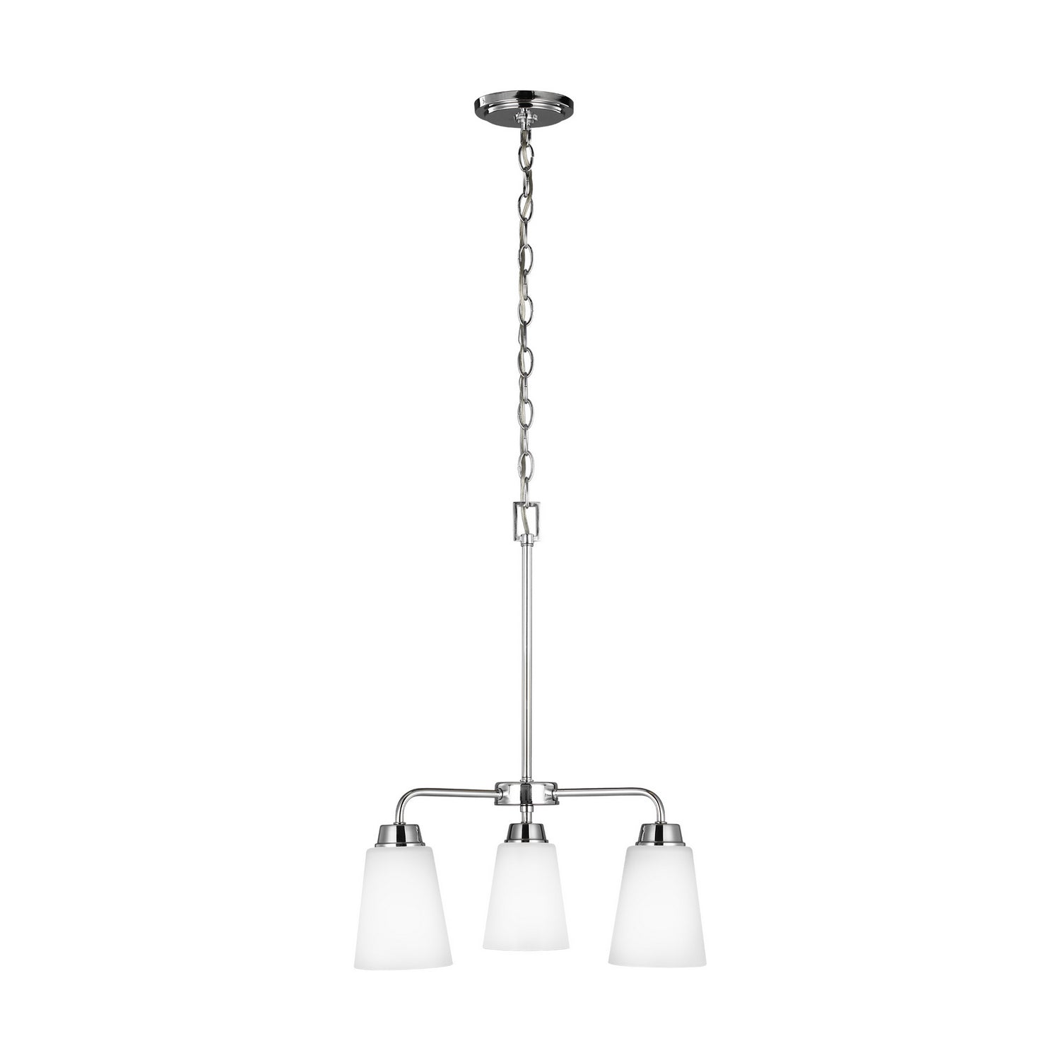 Generation Lighting. - 3115203EN3-05 - Three Light Chandelier - Kerrville - Chrome