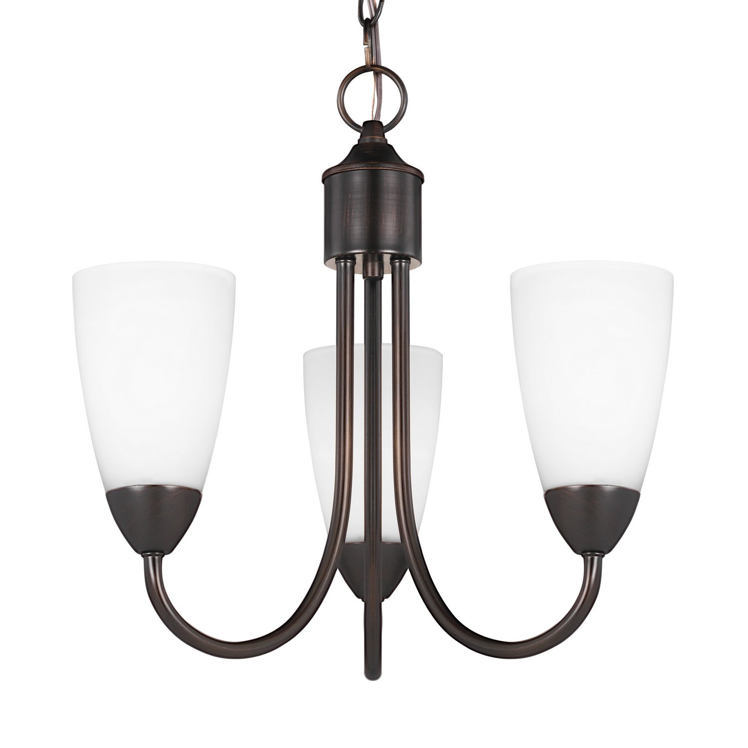 Generation Lighting. - 3120203-710 - Three Light Chandelier - Seville - Bronze