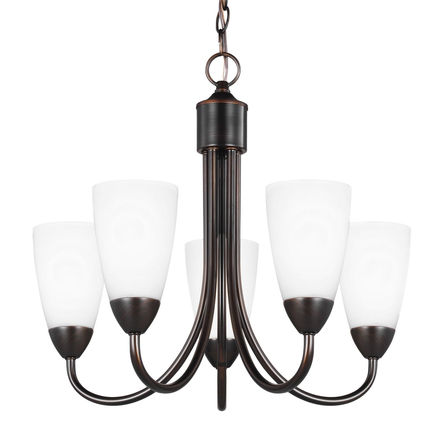 Generation Lighting. - 3120205-710 - Five Light Chandelier - Seville - Bronze