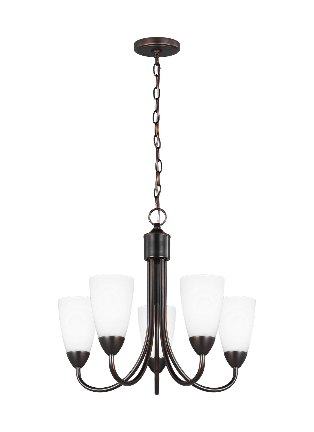 Generation Lighting. - 3120205-710 - Five Light Chandelier - Seville - Bronze