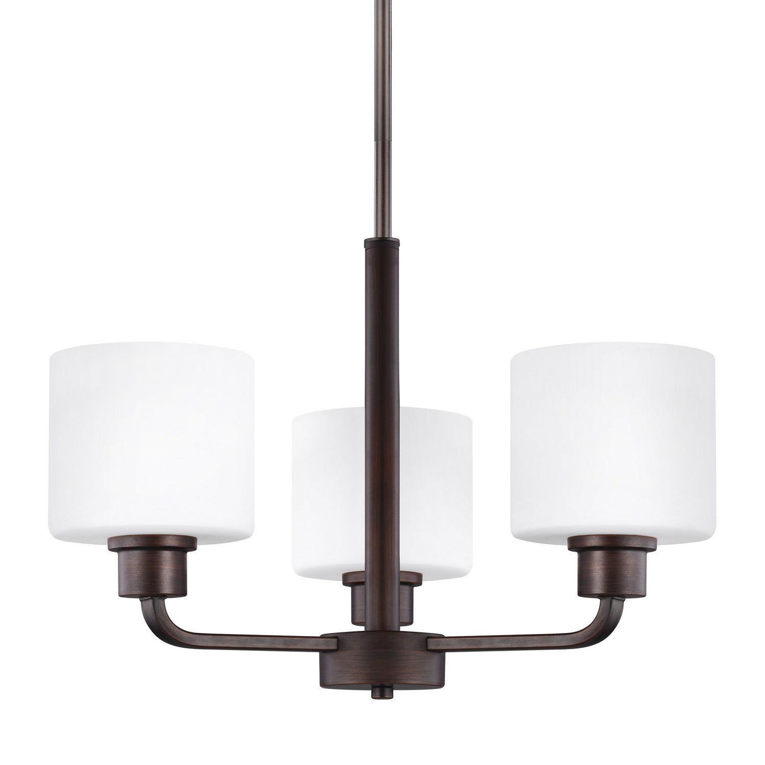 Generation Lighting. - 3128803-710 - Three Light Chandelier - Canfield - Bronze