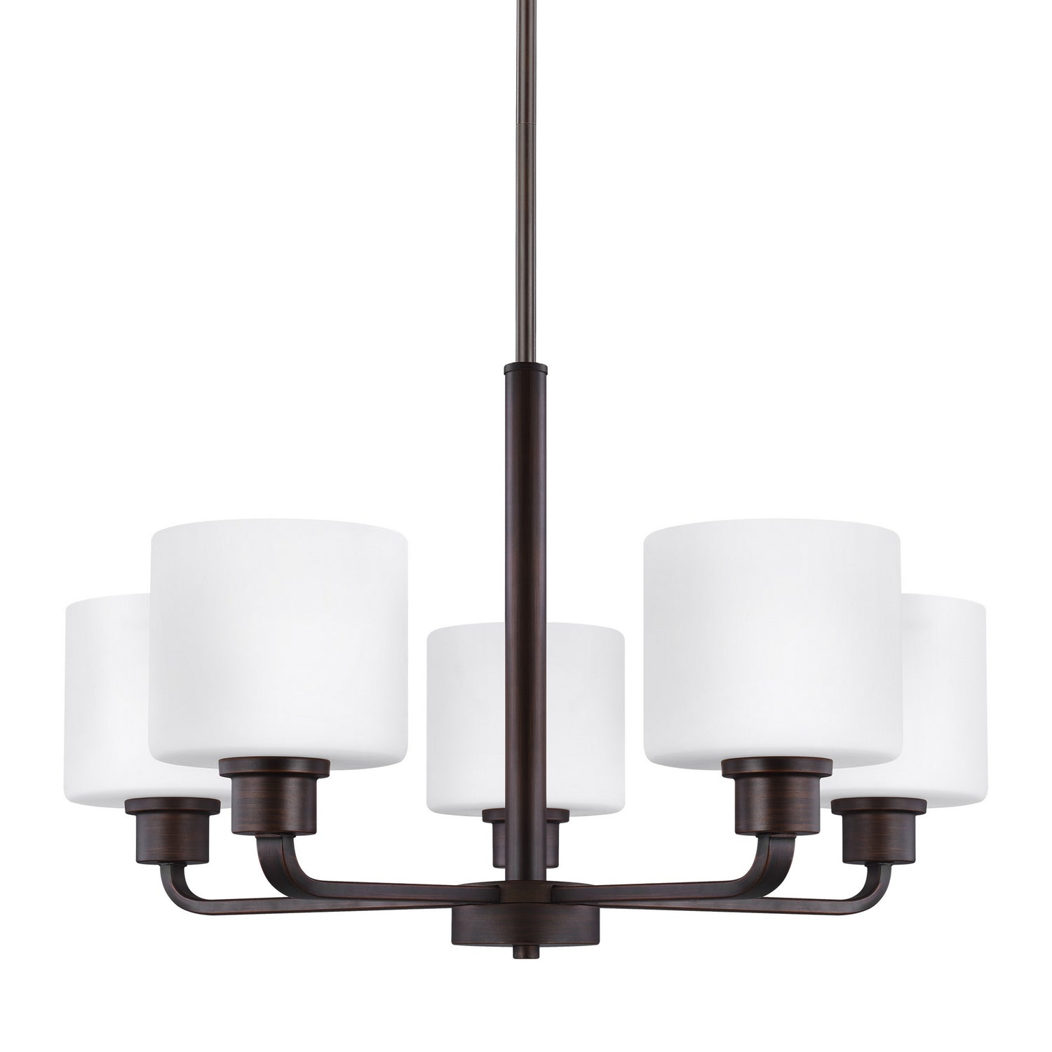 Generation Lighting. - 3128805-710 - Five Light Chandelier - Canfield - Bronze