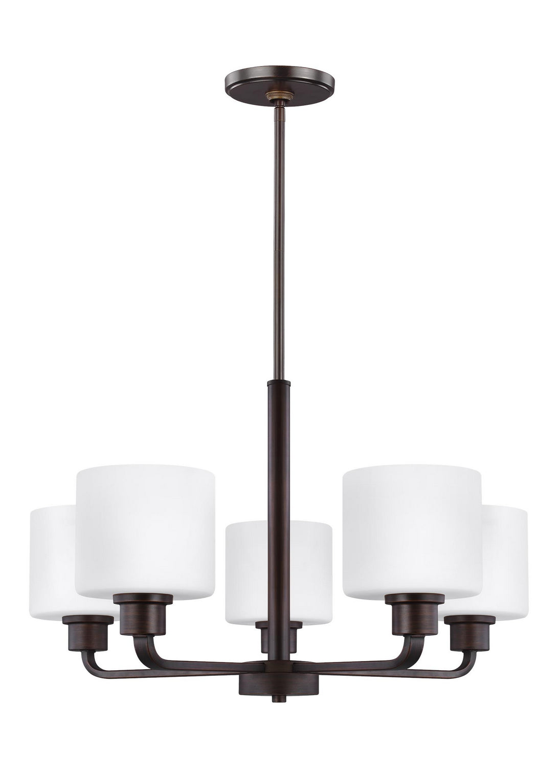 Generation Lighting. - 3128805EN3-710 - Five Light Chandelier - Canfield - Bronze