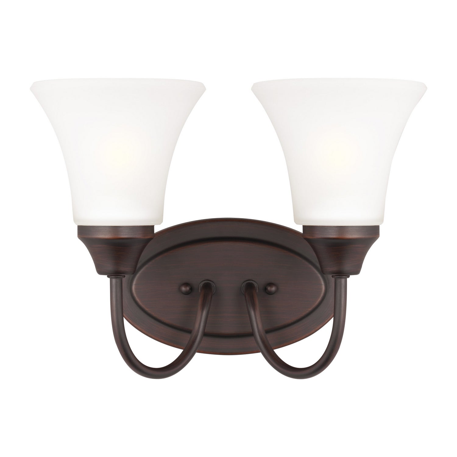 Generation Lighting. - 44806-710 - Two Light Wall / Bath - Holman - Bronze