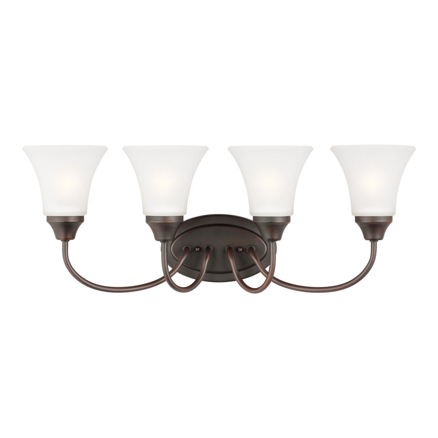 Generation Lighting. - 44808EN3-710 - Four Light Wall / Bath - Holman - Bronze