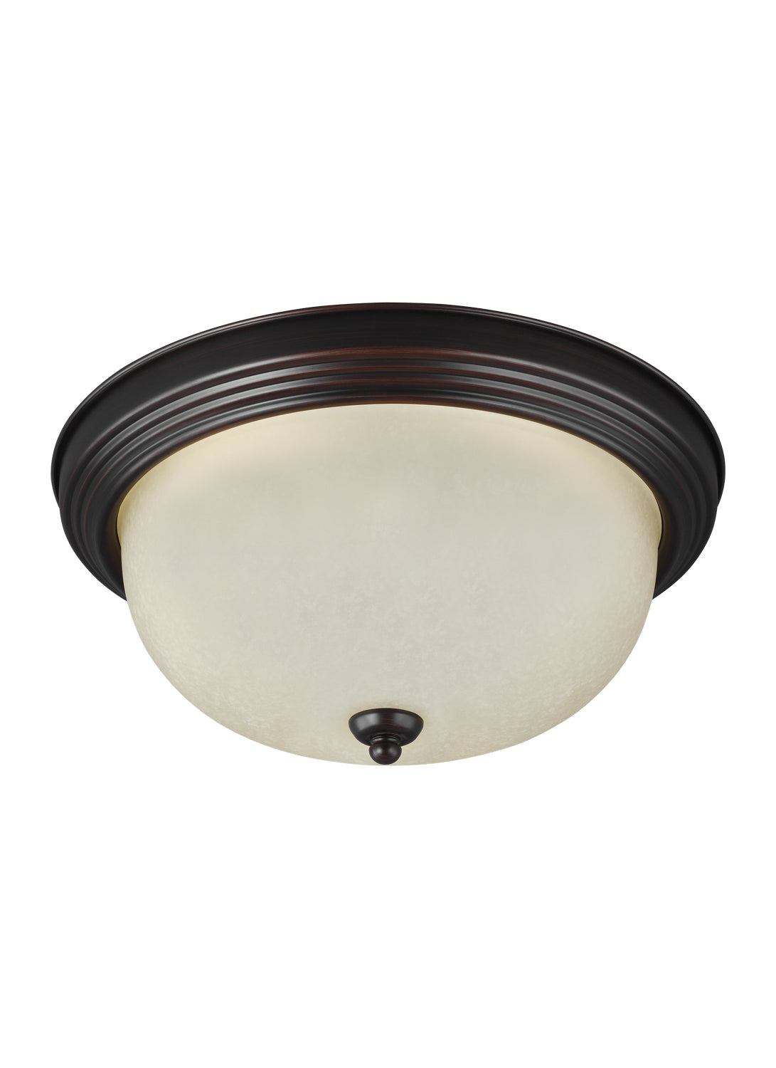 Generation Lighting. - 77063EN3-710 - One Light Flush Mount - Geary - Bronze