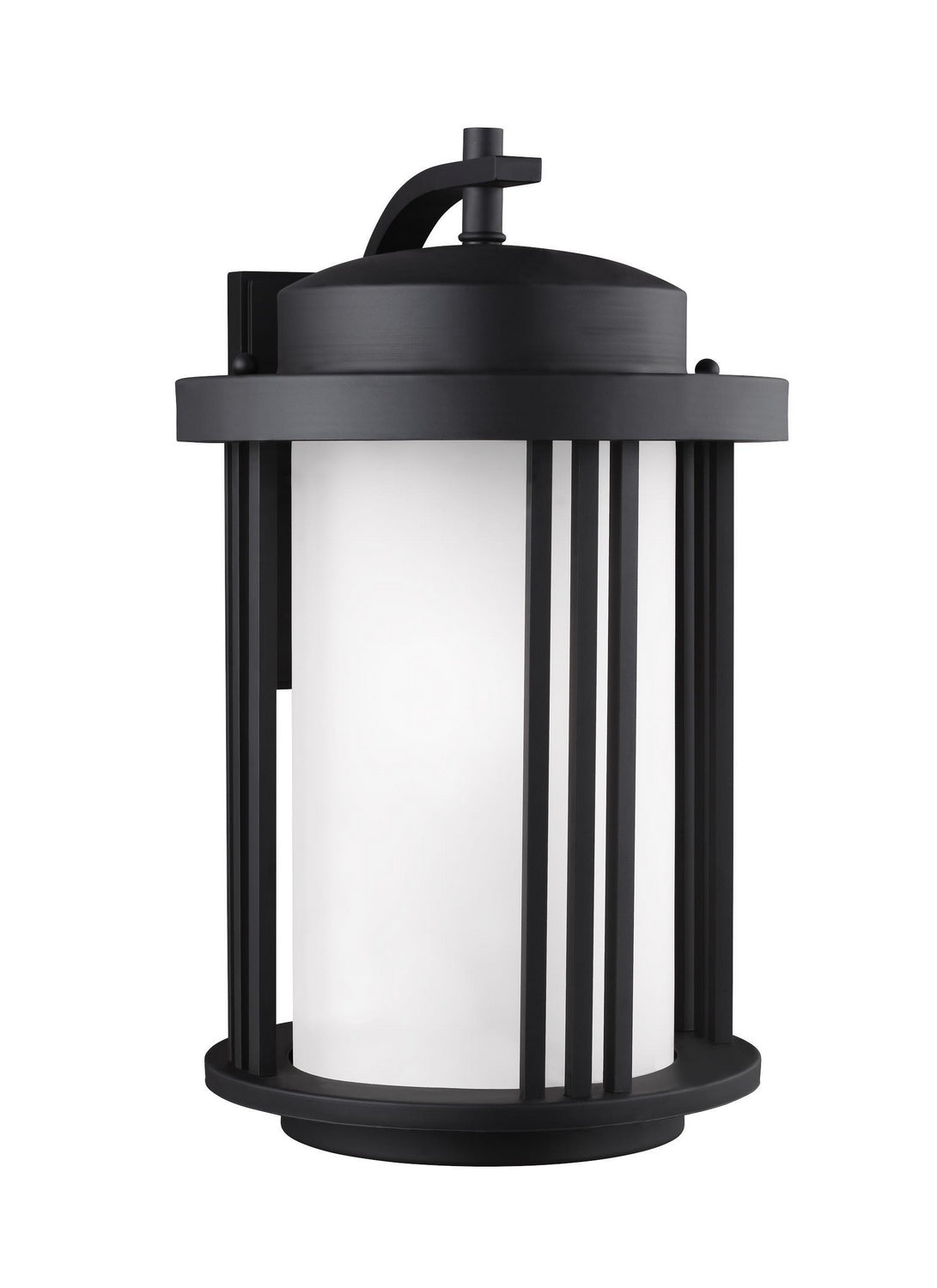 Generation Lighting. - 8847901DEN3-12 - One Light Outdoor Wall Lantern - Crowell - Black