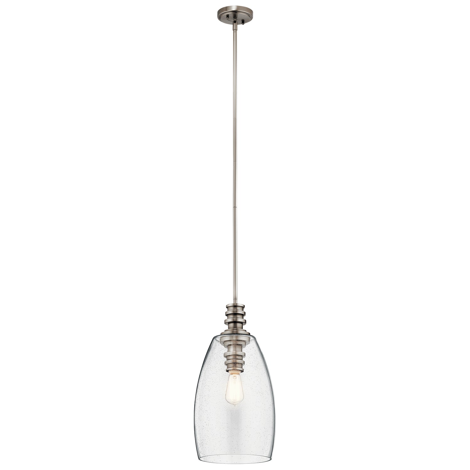 Kichler - 43090CLP - One Light Pendant - Lakum - Classic Pewter