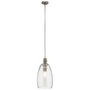 Kichler - 43090CLP - One Light Pendant - Lakum - Classic Pewter