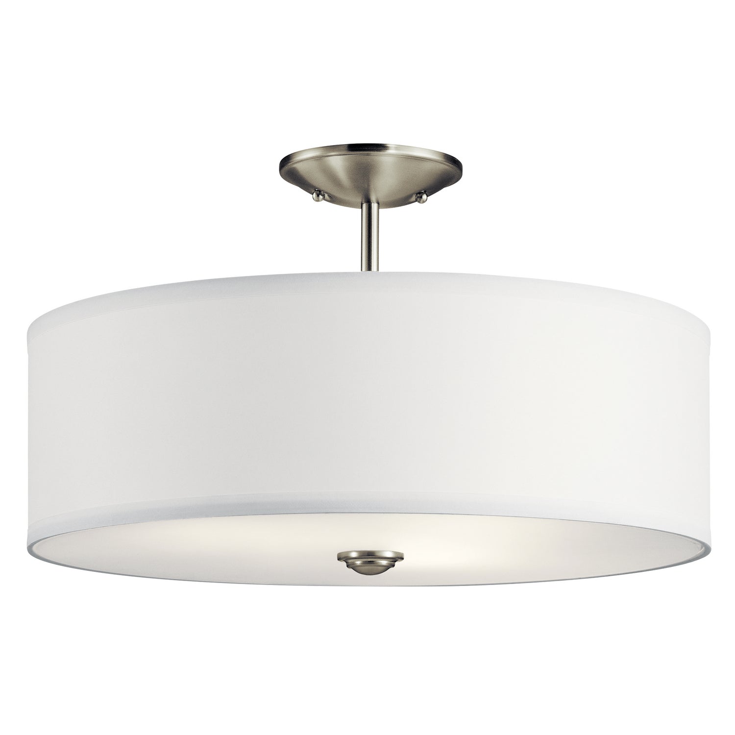 Kichler - 43692NI - Three Light Semi Flush Mount - Shailene - Brushed Nickel