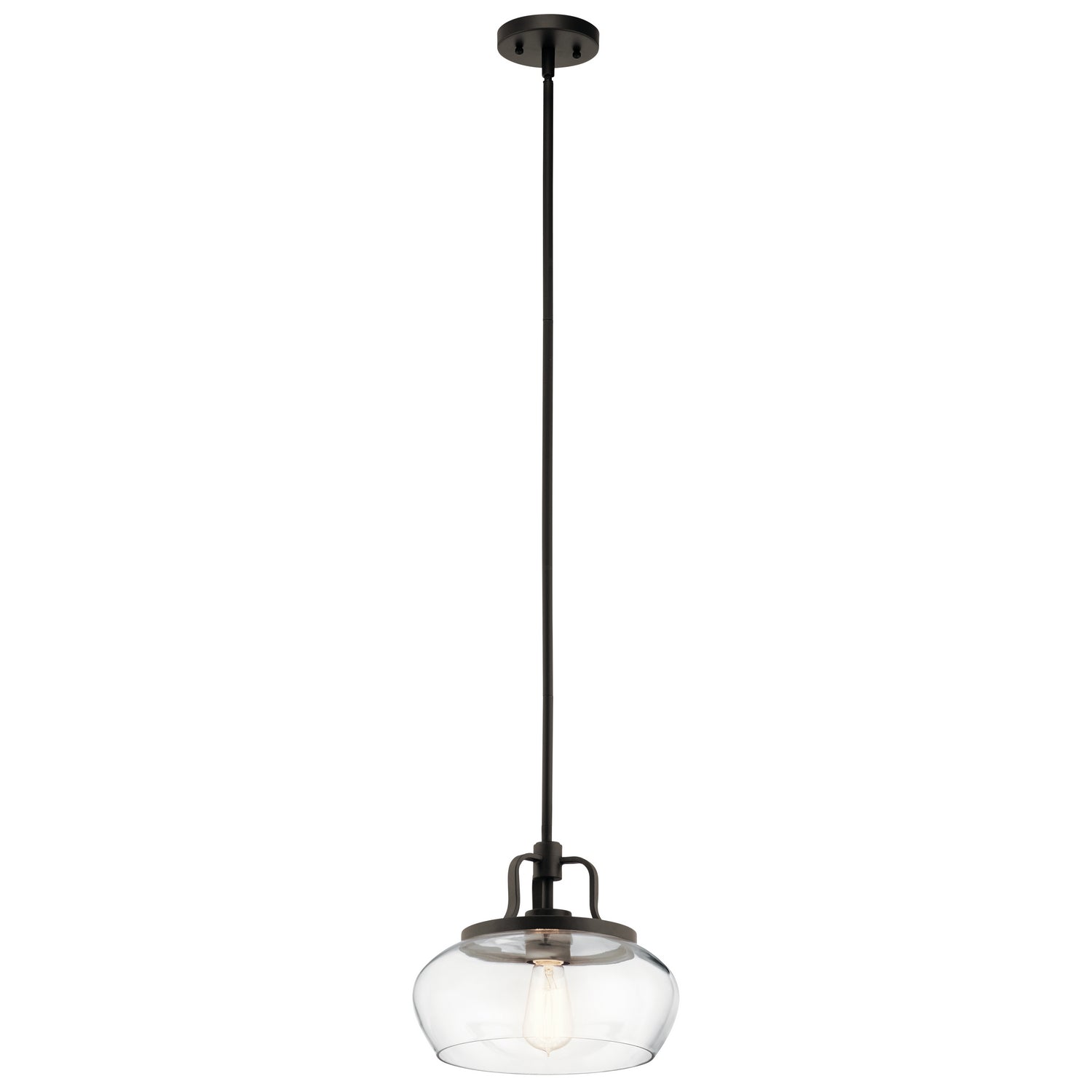 Kichler - 43903OZ - One Light Pendant/Semi Flush Mount - Davenport - Olde Bronze