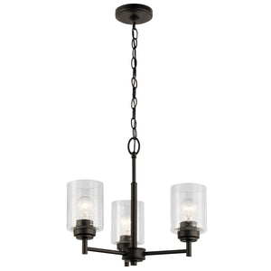 Kichler - 44029OZ - Three Light Mini Chandelier - Winslow - Olde Bronze