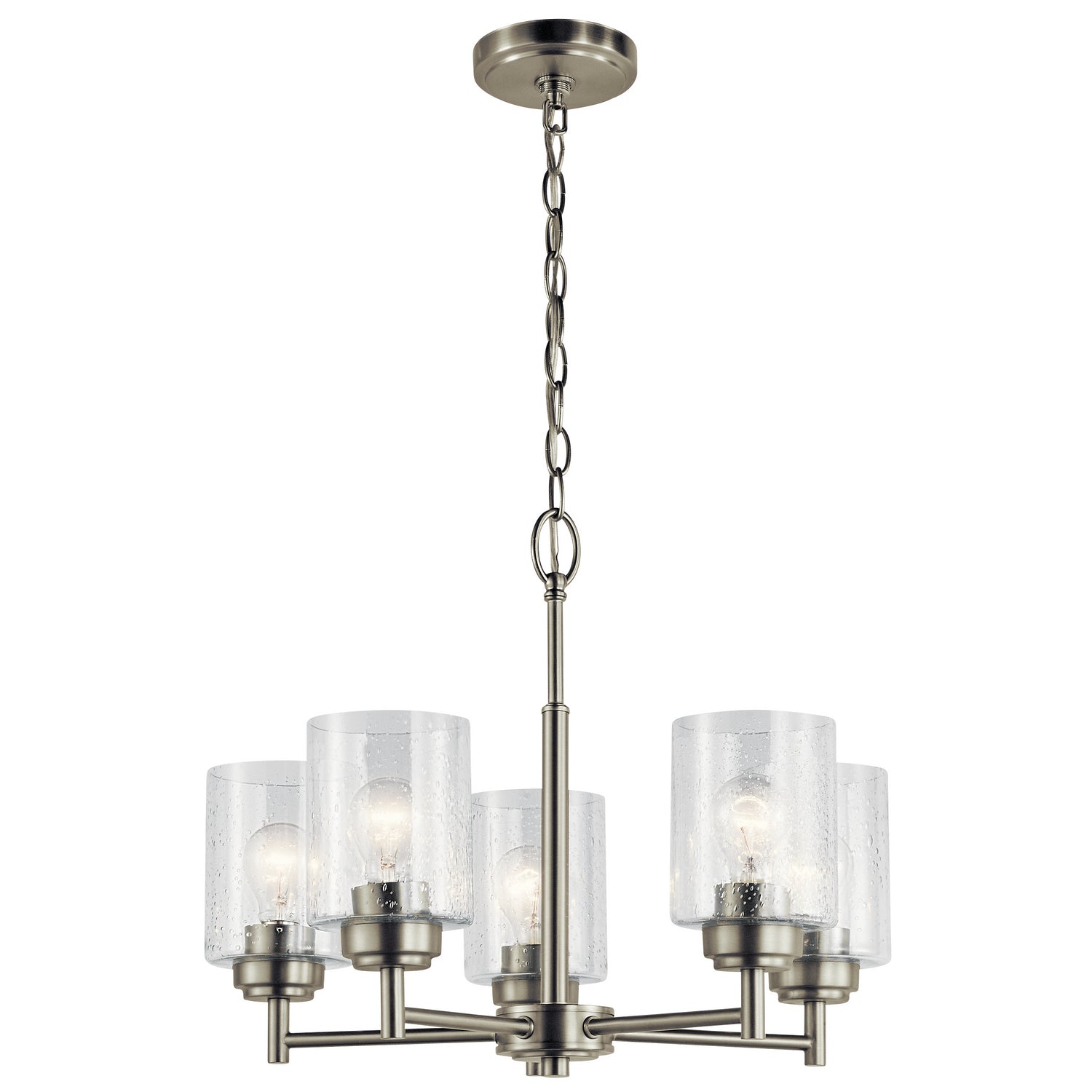 Kichler - 44030NI - Five Light Chandelier - Winslow - Brushed Nickel