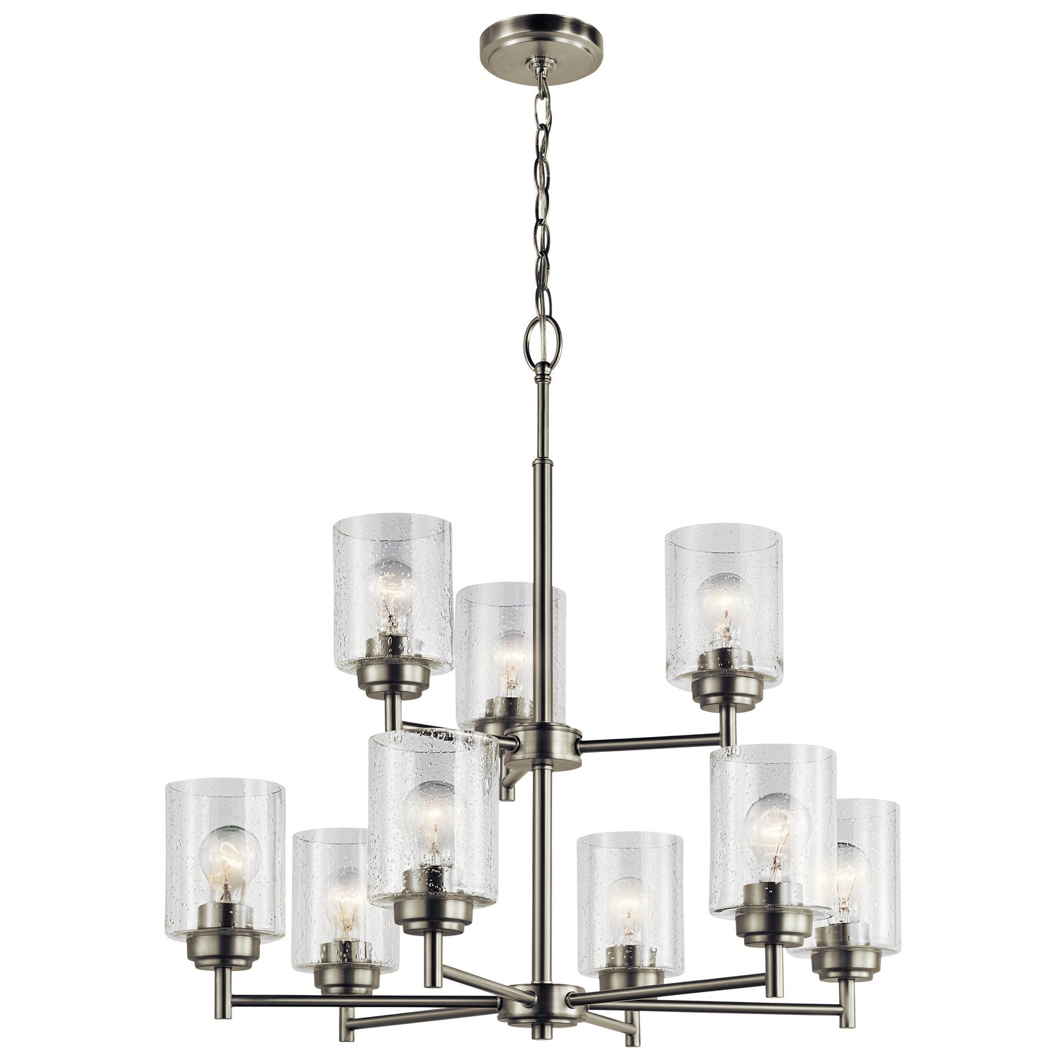 Kichler - 44031NI - Nine Light Chandelier - Winslow - Brushed Nickel