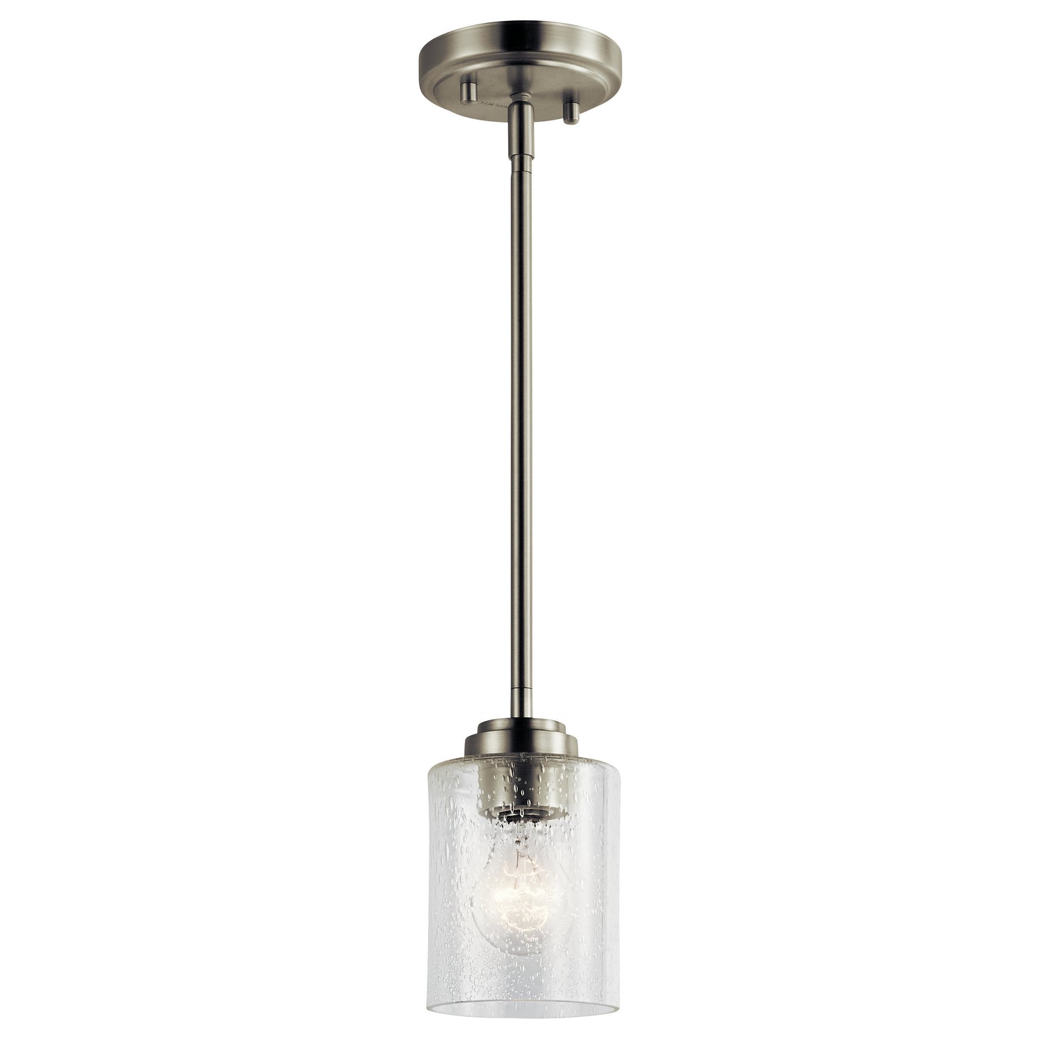 Kichler - 44032NI - One Light Mini Pendant - Winslow - Brushed Nickel