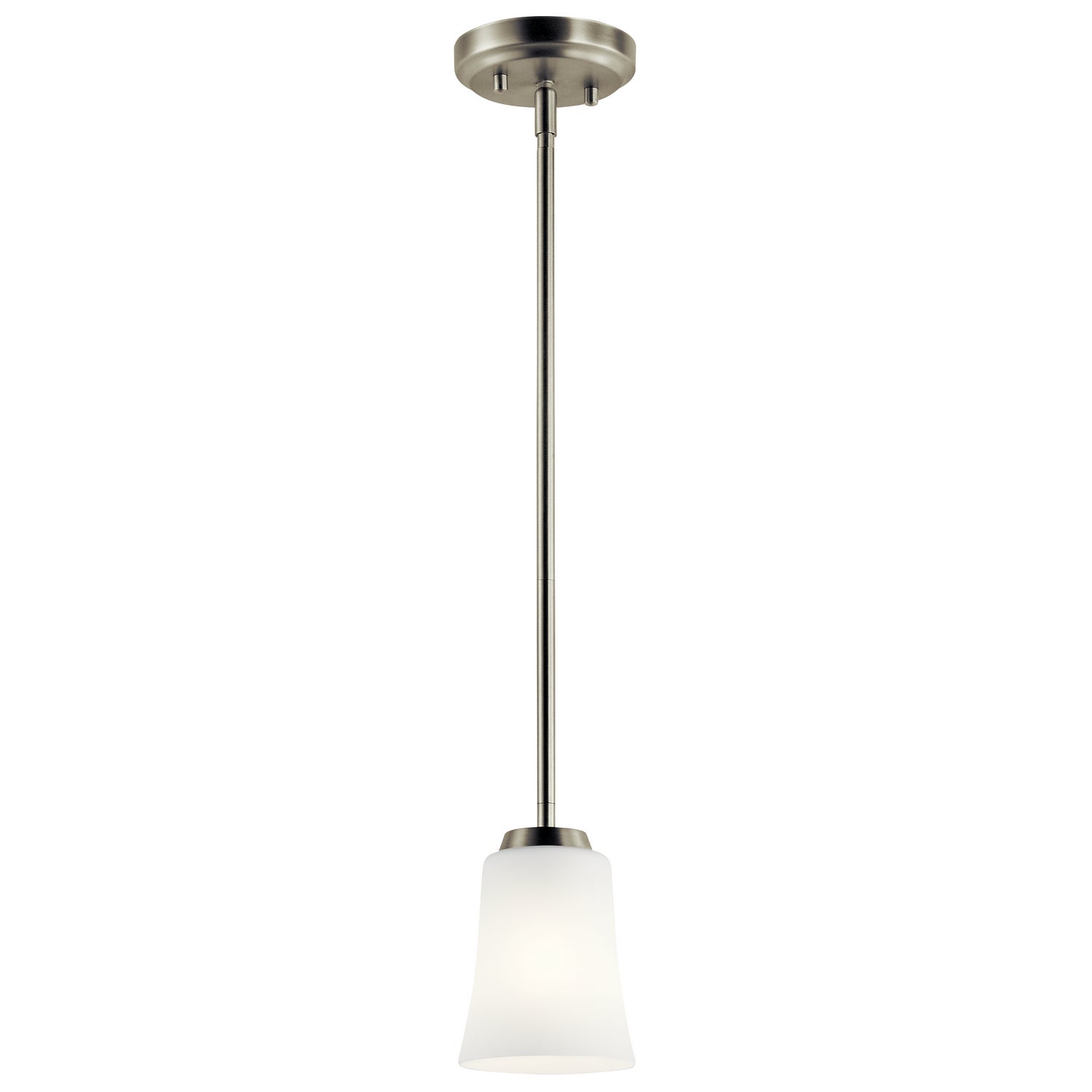 Kichler - 44053NI - One Light Mini Pendant - Tao - Brushed Nickel