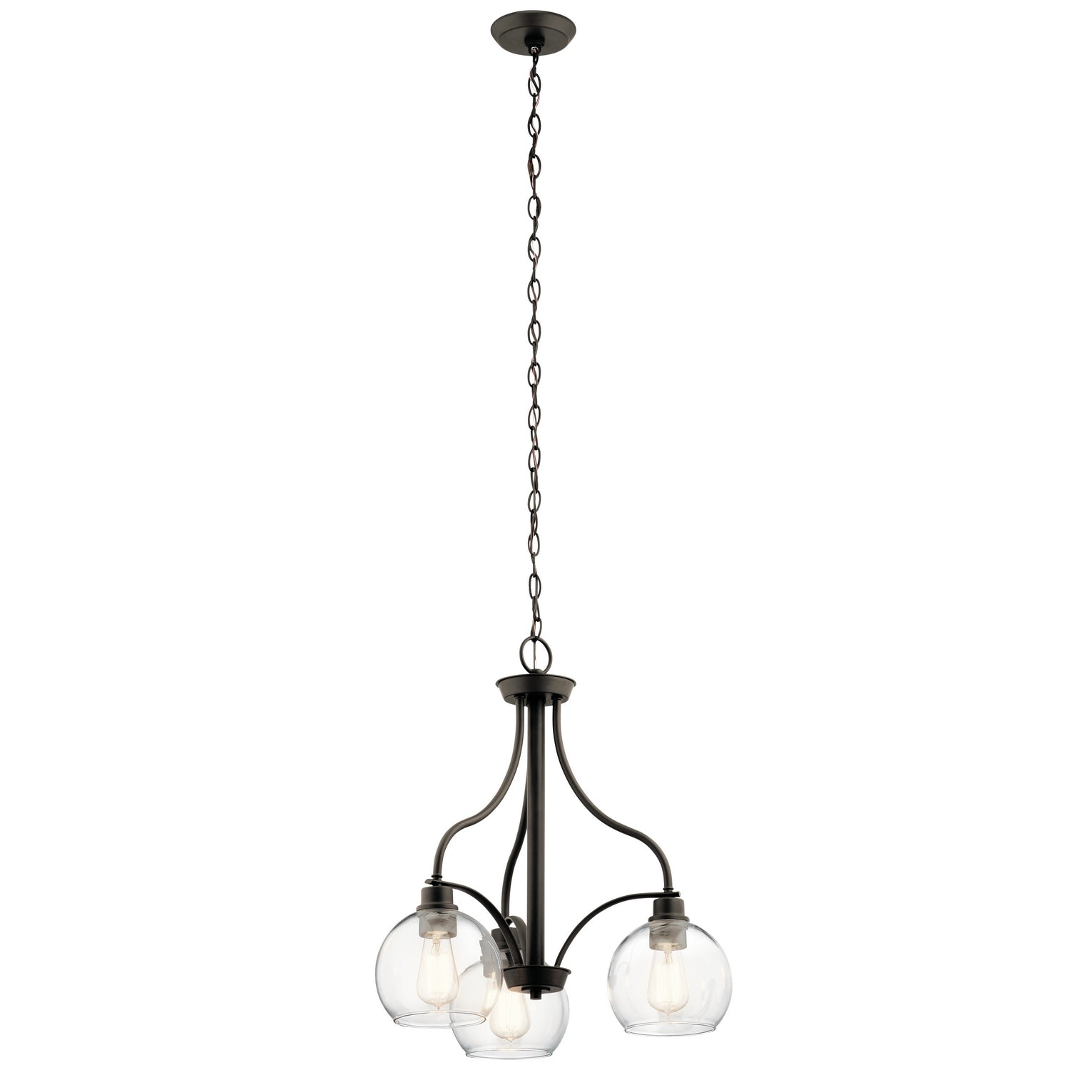 Kichler - 44063OZ - Three Light Chandelier - Harmony - Olde Bronze