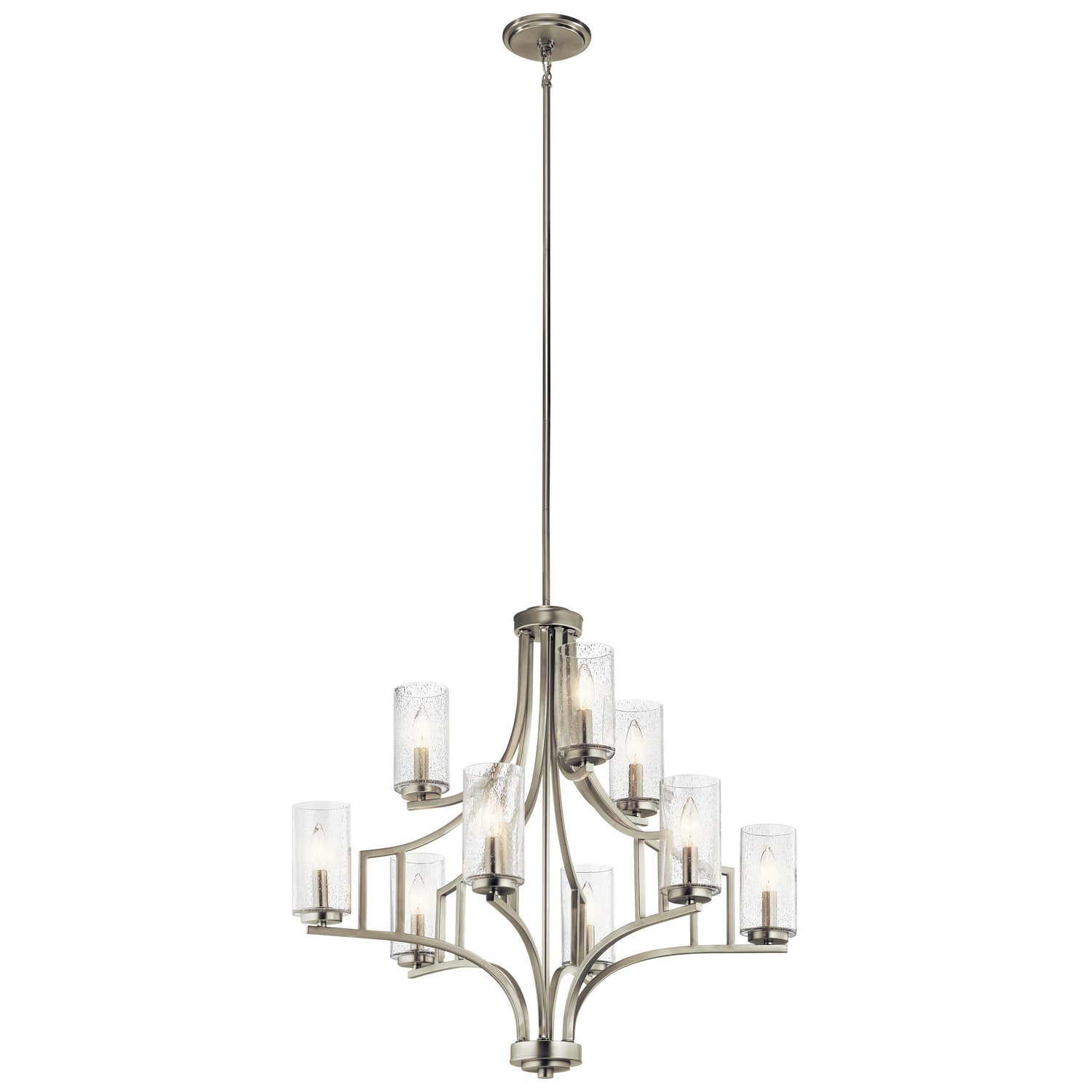 Kichler - 44073NI - Nine Light Chandelier - Vara - Brushed Nickel