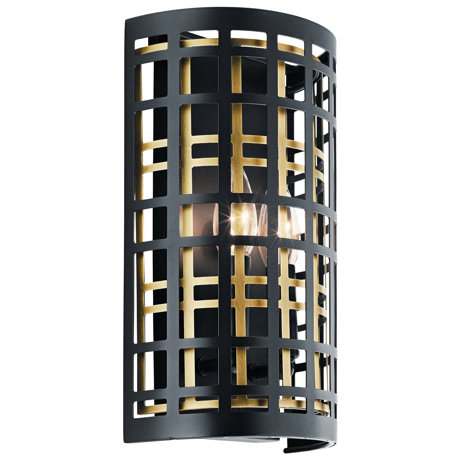 Kichler - 44079BK - Two Light Wall Sconce - Aldergate - Black