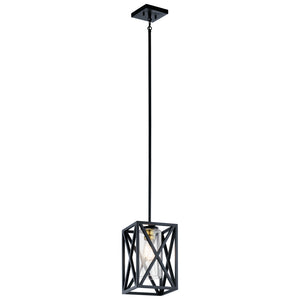 Kichler - 44083BK - One Light Mini Pendant - Moorgate - Black