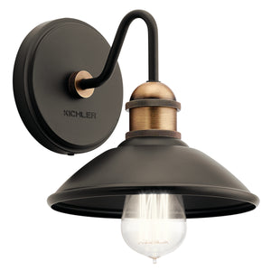 Kichler - 45943OZ - One Light Wall Sconce - Clyde - Olde Bronze