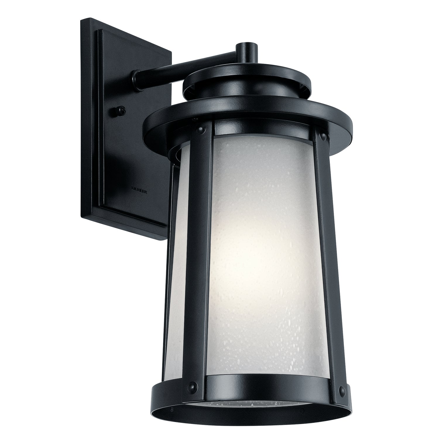 Kichler - 49918BK - One Light Outdoor Wall Mount - Harbor Bay - Black